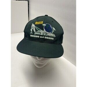 MAIN Trucking And Rigging Hat Cap Otto Cap Snapback Vintage